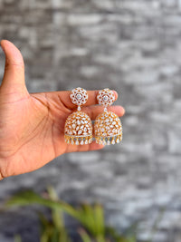 Sabina Oversize Jhumka - Golden