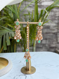 Zareen Fluorite Moissanite Necklace