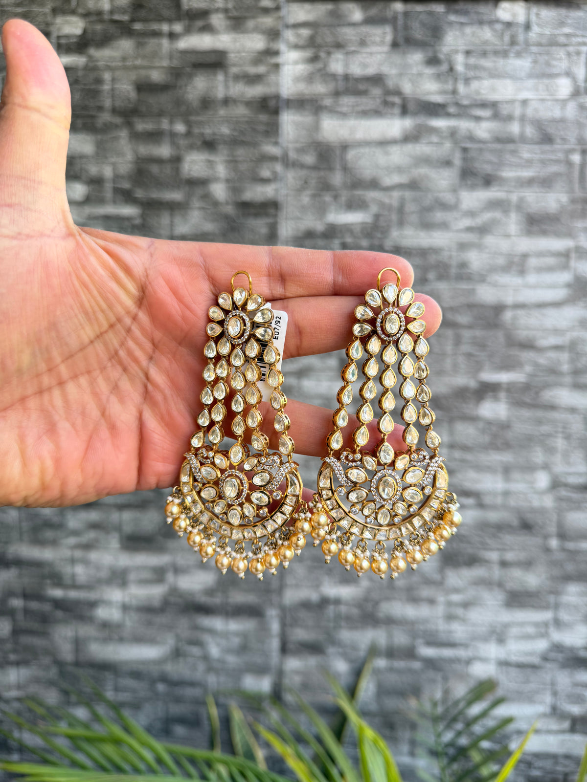 Zoya Moissanite Chandbali