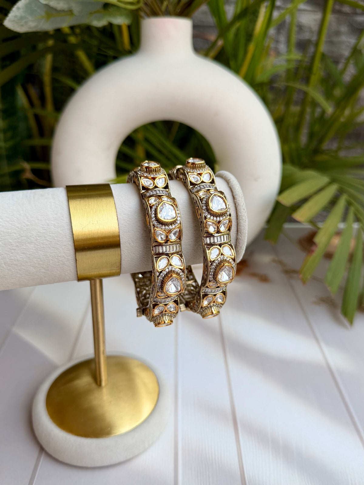 Shabina Polki Bangle