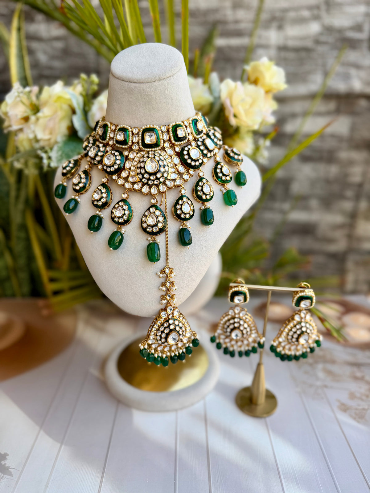 Sifat Polki Necklace Set