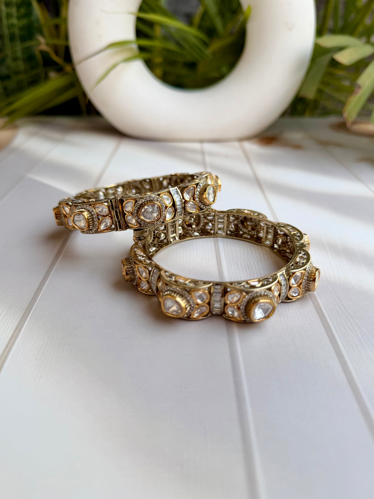 Shabina Polki Bangle