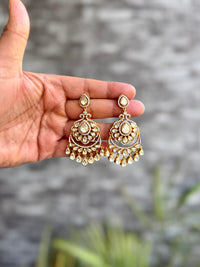 Foziya Moissanite Chandbali