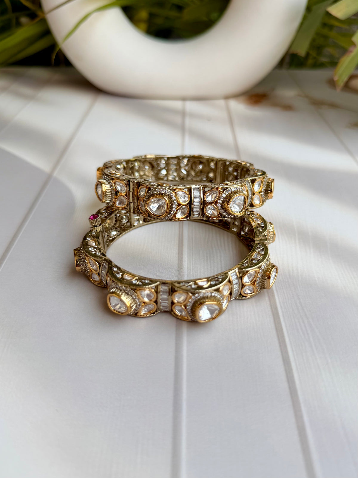 Shabina Polki Bangle