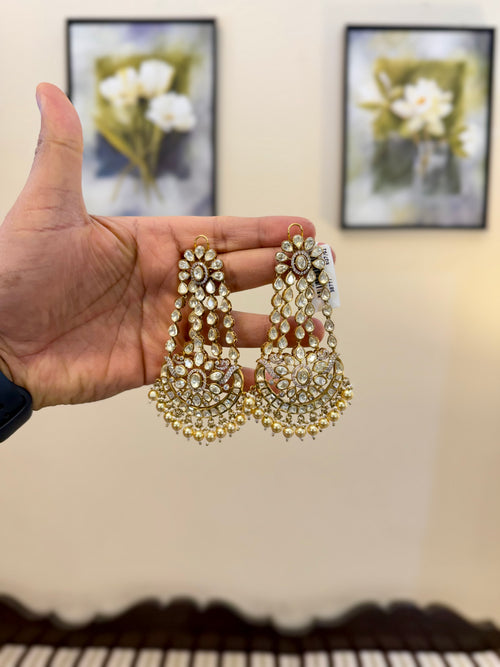 Zoya Moissanite Chandbali