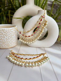 Shanila Ruby Kundan Earchain