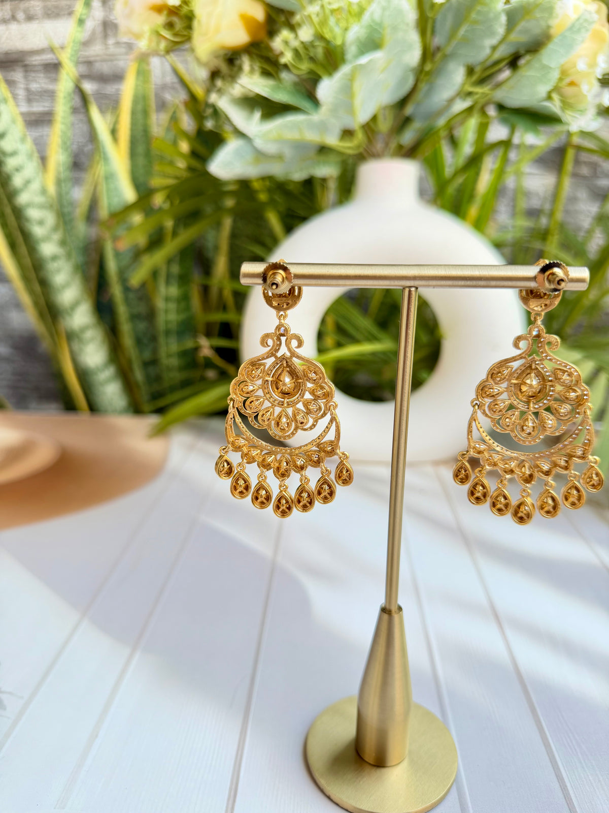 Foziya Moissanite Chandbali