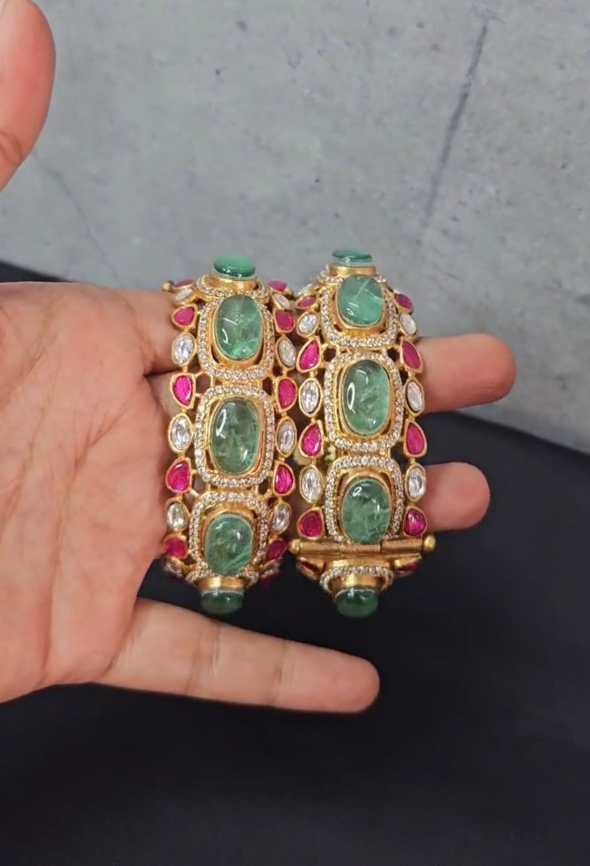 Nadiya Polki Doublet Bangle