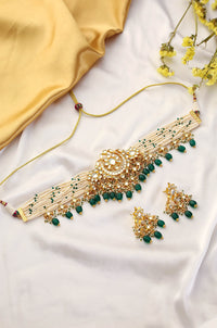 Latika Emerald Choker Set