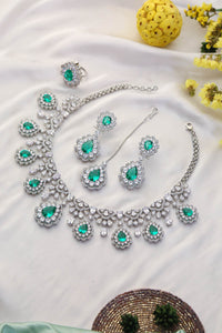 Saanj Rama Green Necklace