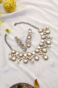 Samiksha Antique Silver Necklace